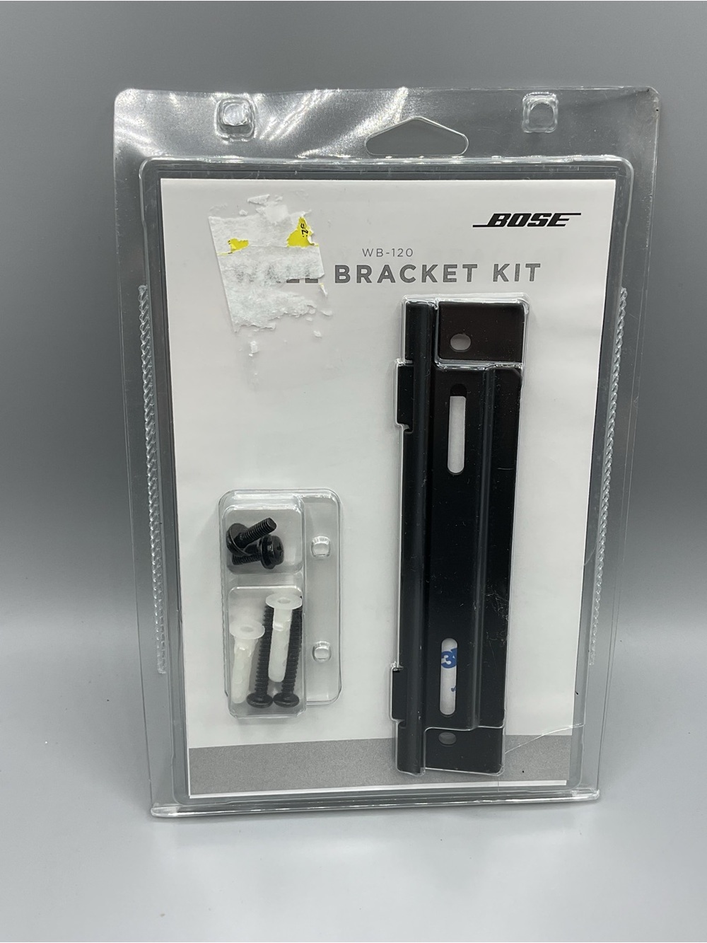 New Bose WB-120 Wall Mount Kit - Black. New & Sealed